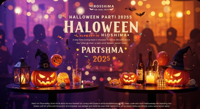 Now Accepting Participants: 2025 Hiroshima Halloween Party – October 31 (Friday), 9:00 PM
